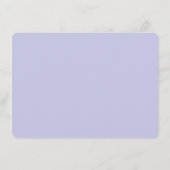 Minimalist Periwinkle Personalized Script Rounded Notitiekaartje (Achterkant)