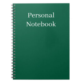 minimalist personal notebook notitieboek
