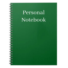 minimalist personal notebook notitieboek