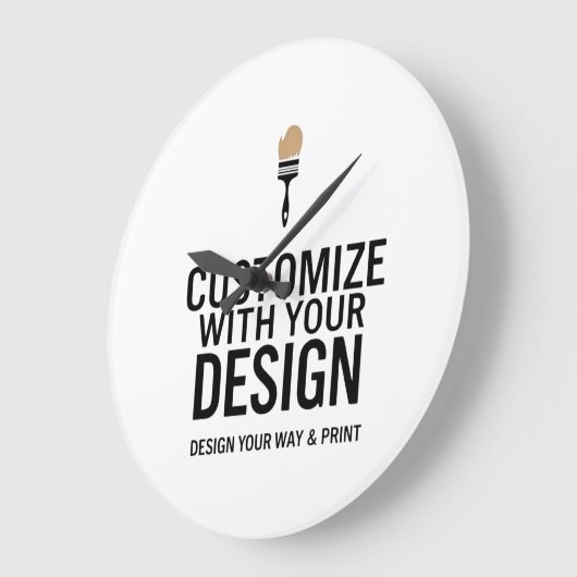 Minimalist Personalized Company Branded Custom  Grote Klok (Hoek)
