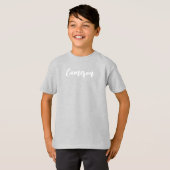 Minimalist Personalized Kids Tshirt (Voorkant volledig)