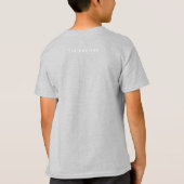 Minimalist Personalized Kids Tshirt (Achterkant)