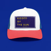 Minimalist Personalized Kissed by the Sun Trucker Pet