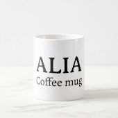Minimalist Personalized Name Coffee Mug Koffiemok (Center)