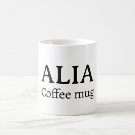 Minimalist Personalized Name Coffee Mug Koffiemok