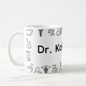 Minimalist Personalized Pharmacist Mug Koffiemok (Links)