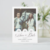 Minimalist Personalized Photo Modern Script (Staand voorkant)