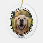 Minimalist Pet Sympathy Heart Life Was Better Keramisch Ornament (Links)