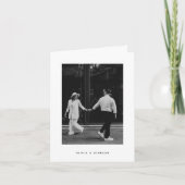 Minimalist Photo Folded Wedding (Voorkant)