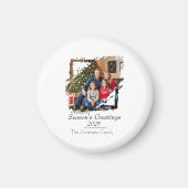 Minimalist Photo Season's Greeting personaliseren Magneet (Voorkant)