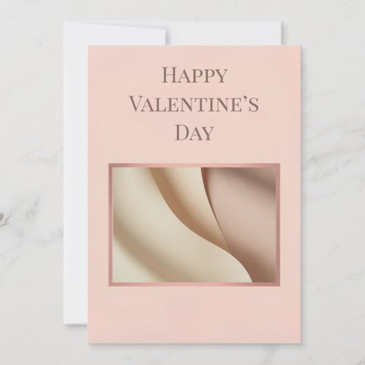 Minimalist Photo Valentine Card (Voorkant)