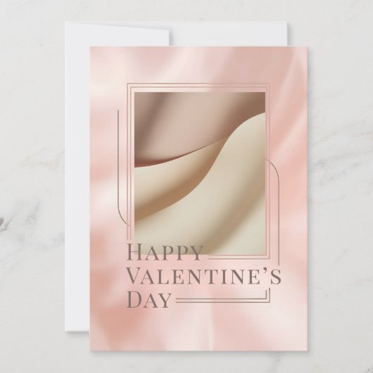 Minimalist Photo Valentine Card (Voorkant)