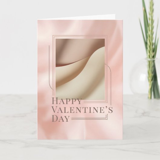 Minimalist Photo Valentine Card Kaart (Voorkant)