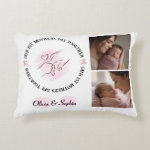 Minimalist Pink 1st Mother's Day Custom Keepsake