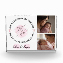 Minimalist Pink 1st Mother's Day Custom Keepsake