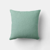 Minimalist Pink and Mint Green with Black Flourish Kussen (Achterkant)