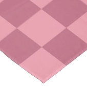 Minimalist Pink Checkerboard Pattern Tafelkleed (Gekanteld)