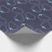 Minimalist plane  cadeaupapier (Hoek)