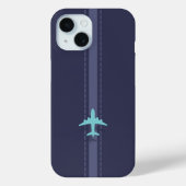 Minimalist plane Case-Mate iPhone case (Achterkant)
