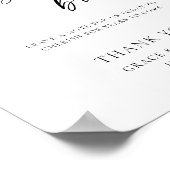 Minimalist Please Sign Our Guestbook Wedding Sign Poster (Hoek)