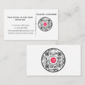 ​Minimalist Professional Business Card with QR Cod Visitekaartje (Voorkant / Achterkant)