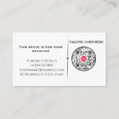 ​Minimalist Professional Business Card with QR Cod Visitekaartje (Voorkant)