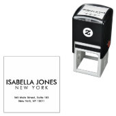 Minimalist Professional Logo Branding Zelfinktende Stempel (In situ)