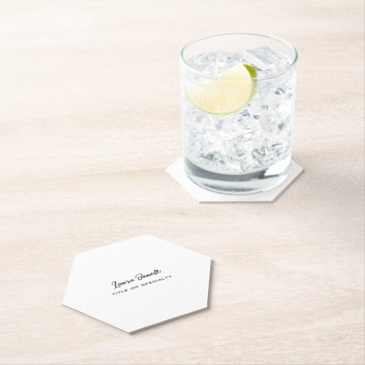 Minimalist Professioneel Modern Kartonnen Onderzetters (Insitu)