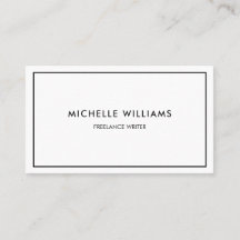 Minimalist Professioneel zwart-wit