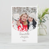 Minimalist Proposal Wildflowers Frame Bridesmaid (Staand voorkant)