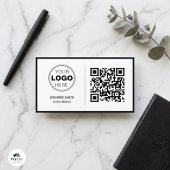 Minimalist QR Code Professional Design Visitekaartje