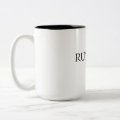Minimalist Quote Coffee Mug Tweekleurige Koffiemok (Links)