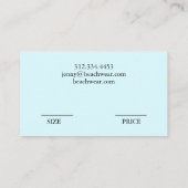 Minimalist Rainbow Painting Textured Colorful Chic Visitekaartje (Achterkant)