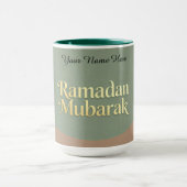 Minimalist Ramadan Mubarak | Gold & Sage Mok (Midden)