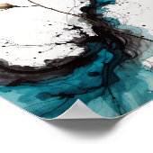 Minimalist Red Poppy Ink Art Print (Hoek)