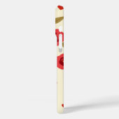 Minimalist Red Roses iPhone Case (Achterkant / Links)