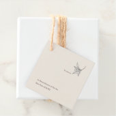 Minimalist Religious Keepsake Bedankjes Labels (In situ)