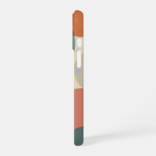 Minimalist Retro Pour-Over Coffee iPhone 16 Hoesje (Linkerkant)