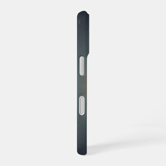 Minimalist Retro Solar Eclipse iPhone 16 Hoesje (Rechterkant)