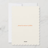 Minimalist Romantic Wedding Save the Date Card Feestdagenkaart (Achterkant)