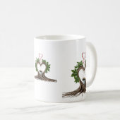 Minimalist Roots Heart Coffee Mug Koffiemok (Voorkant rechts)