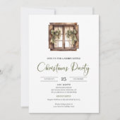 Minimalist Rustic Neutral Earthy Cozy Christmas  Kaart (Voorkant)