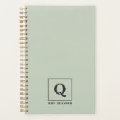 Minimalist Sage Green 2026 Planner (Voorkant)
