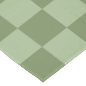 Minimalist Sage Green Checkerboard Pattern Tafelkleed (Gekanteld)