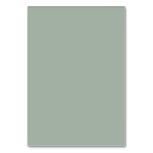 Minimalist Sage Script Aangepaste naam Plaats Kaar Kaart (Achterkant)