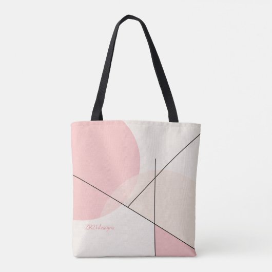 Minimalist Sakura – Chic & Customizable Tote Bag (Achterkant)