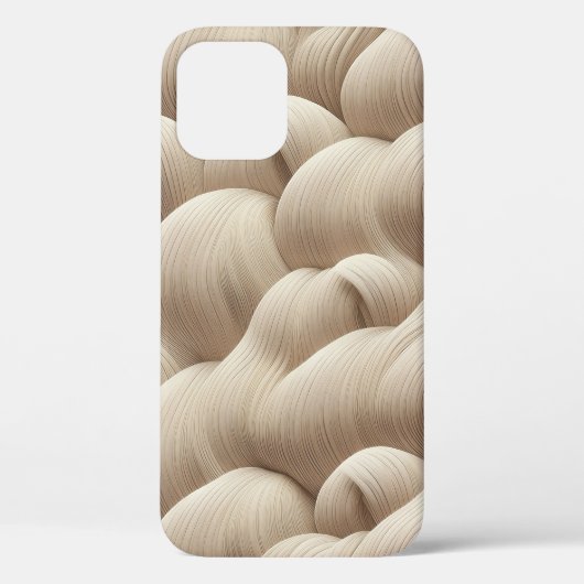 Minimalist Sand Wave Abstract Phone Case Sculpted (Achterkant)