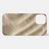 Minimalist Sand Wave Abstract Phone Case Sculpted (Achterkant (horizontaal))