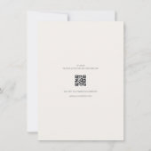 Minimalist Save the Date Card | Warm Ivory (Achterkant)