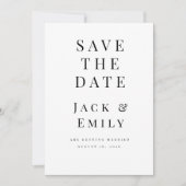 Minimalist Save the Date Template | Elegant Editab (Voorkant)